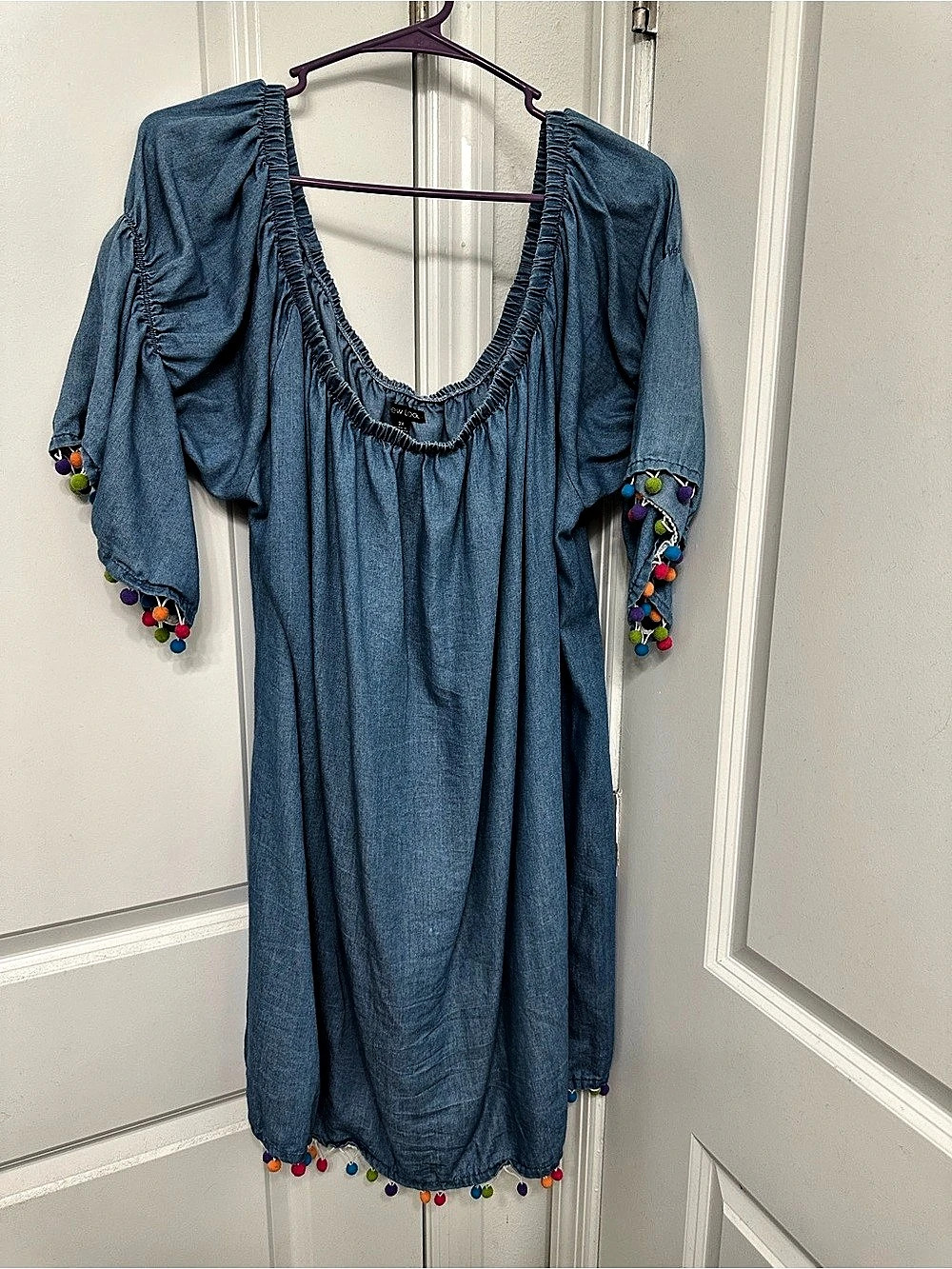 New Look Women's Mini Dress in Blue Size 3X Like New